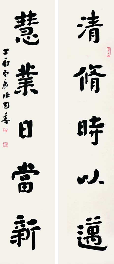 DSC_9558梁治国 136cm×34cm×2