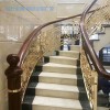 艺术时尚精致雕刻铝楼梯 徐州铝艺护栏厂家